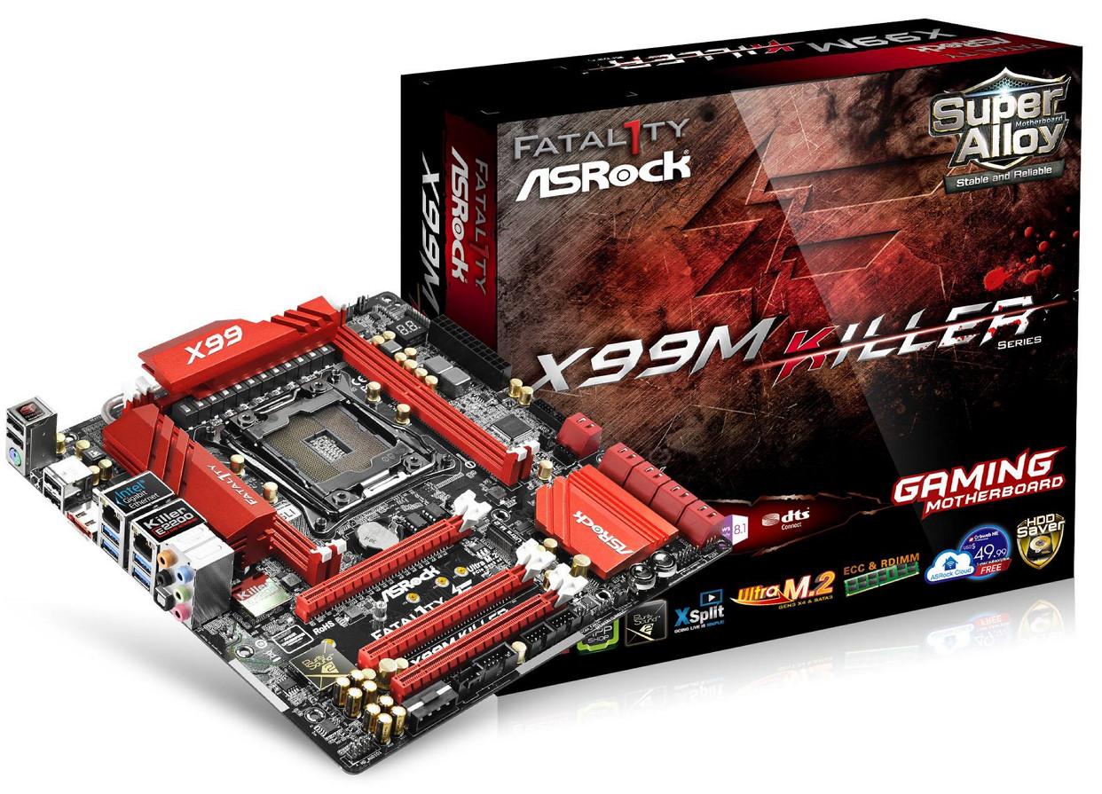 Media asset in full size related to 3dfxzone.it news item entitled as follows: ASRock mostra una nuova motherboard per Haswell-E, la X99M Killer | Image Name: news21503_ASRock-X99M Killer_3.jpg